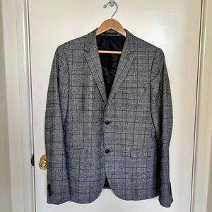 Fitted Pattern Suit from Topman | 40R, 32/32, Athletic Fit